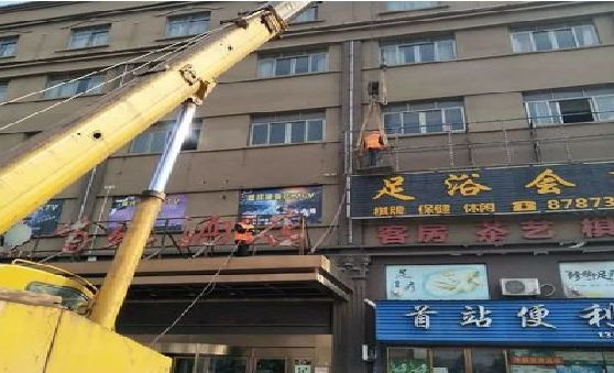 长顺安装较高的门店招牌有什么好的方法？